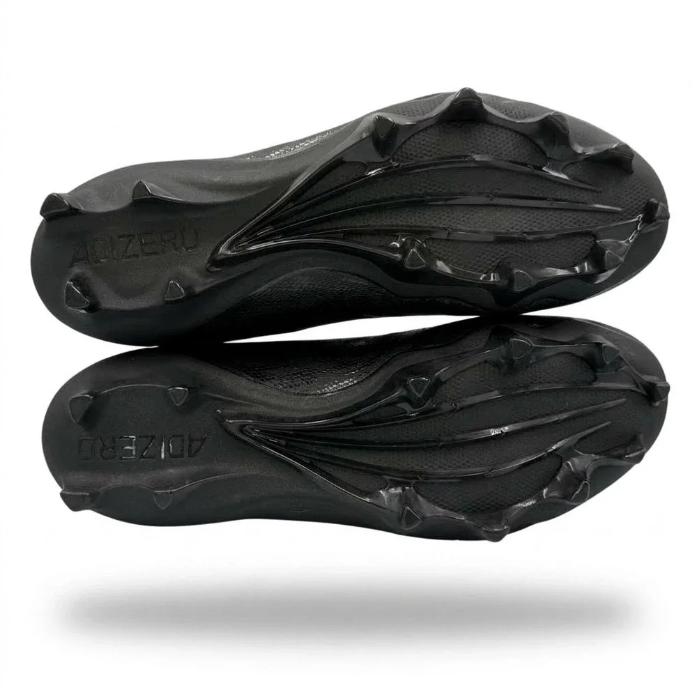 Adidas Adizero Chaos Triple Black Football Cleats Men 11.5 ID9103 *NEW*